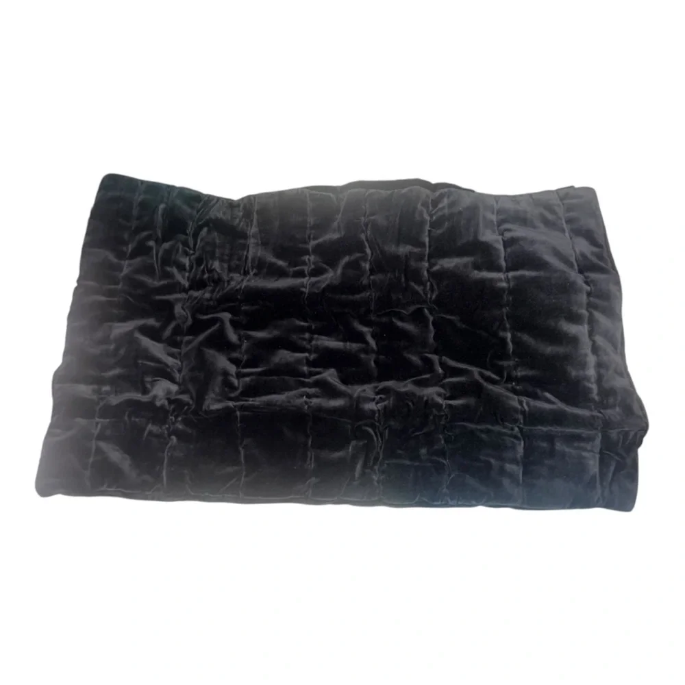 ✅New! Restoration Hardware ORGANIC COTTON VELVET WIDE CHANNEL Standard SHAM Set